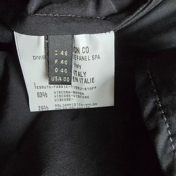 Marithe Francois Girbaud Womens Button Down Top Size 30 Black Medium - Picture 9 of 11